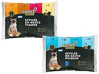 EFFILES POUR CHAT Poisson ou Viande CACHET PREMIUM